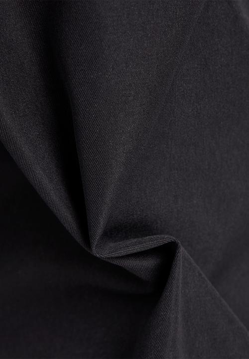 G-STAR - Pleated Chino Belt Relaxed Alpha stretch tech r wr  - dark black