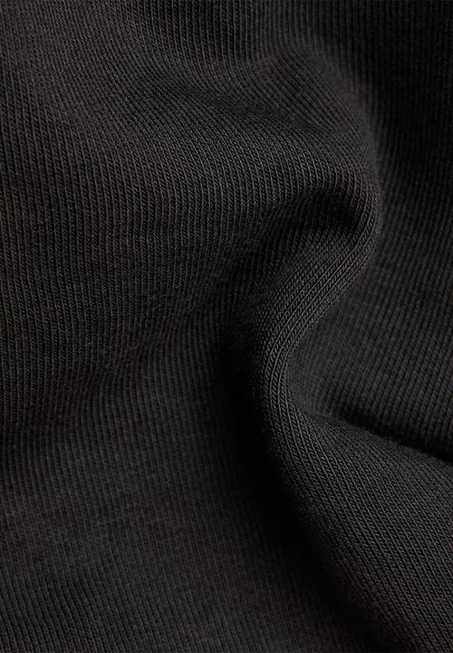 G-STAR - Rovic zip through loose sw Dry ashor sweat r o ub - dark black