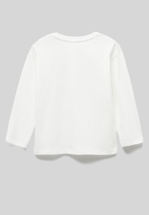 MANGO - T-shirt garden - offwhite