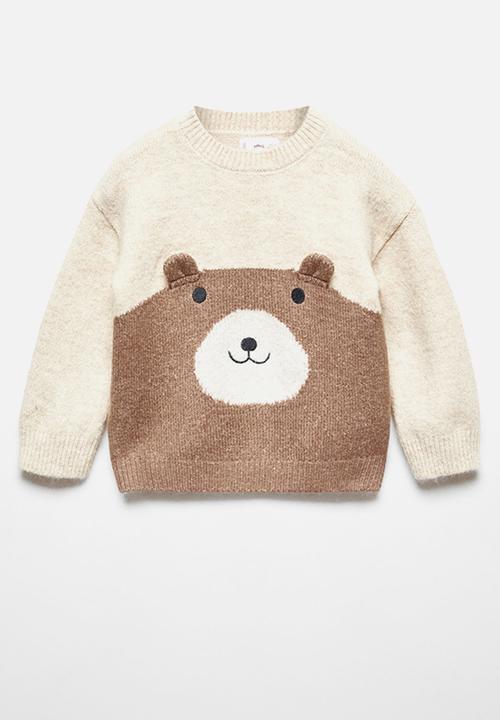 MANGO - Sweater oso2 - sand