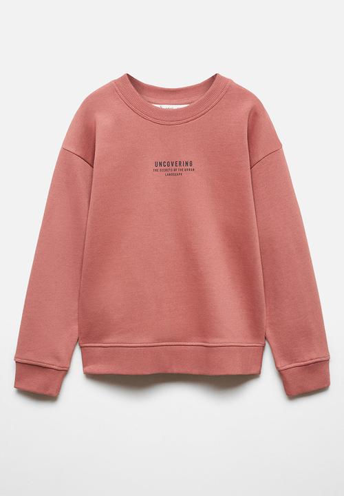 MANGO - Sweatshirt global - cherry