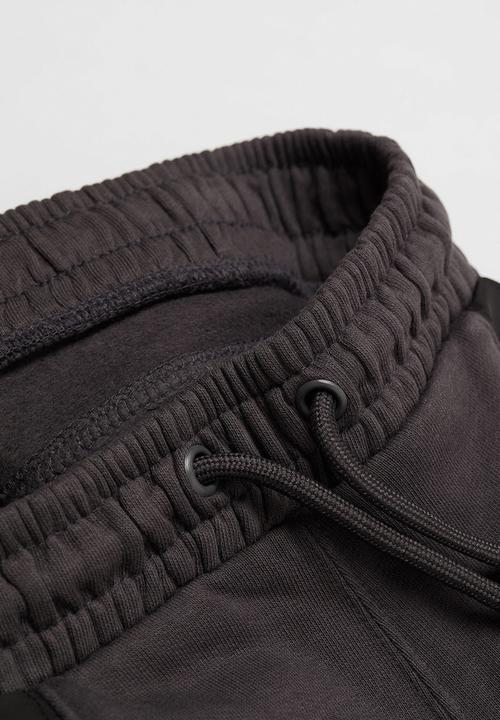 MANGO - Trousers nylonp - charcoal