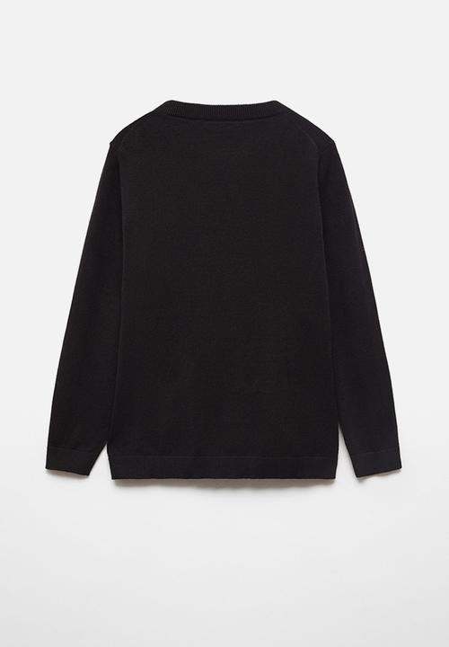 MANGO - Sweater hugo5 - black