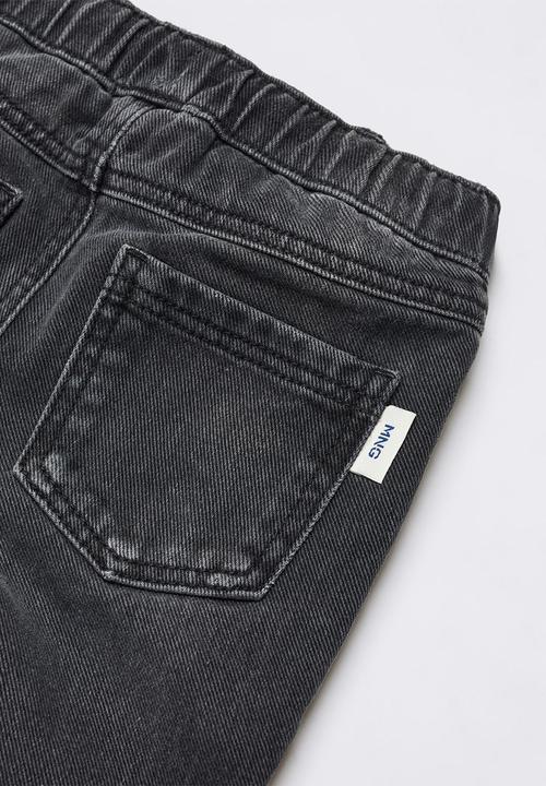 MANGO - Jeans santib - black denim