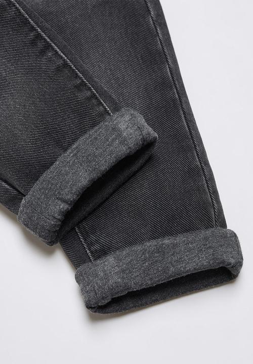 MANGO - Jeans santib - black denim