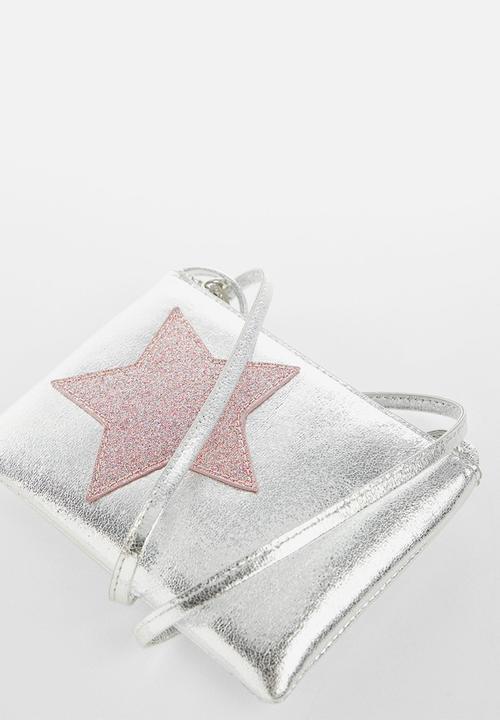 MANGO - Bag star - silver