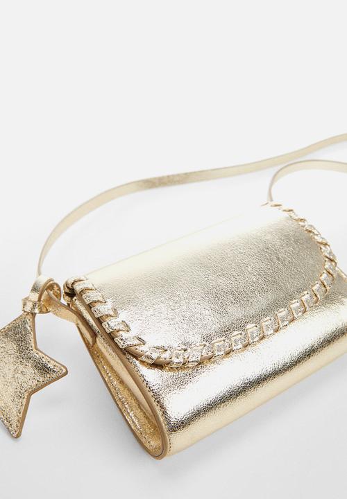 MANGO - Bag golden - gold