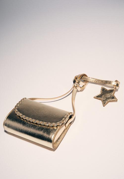 MANGO - Bag golden - gold