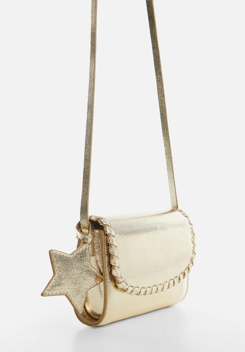 MANGO - Bag golden - gold