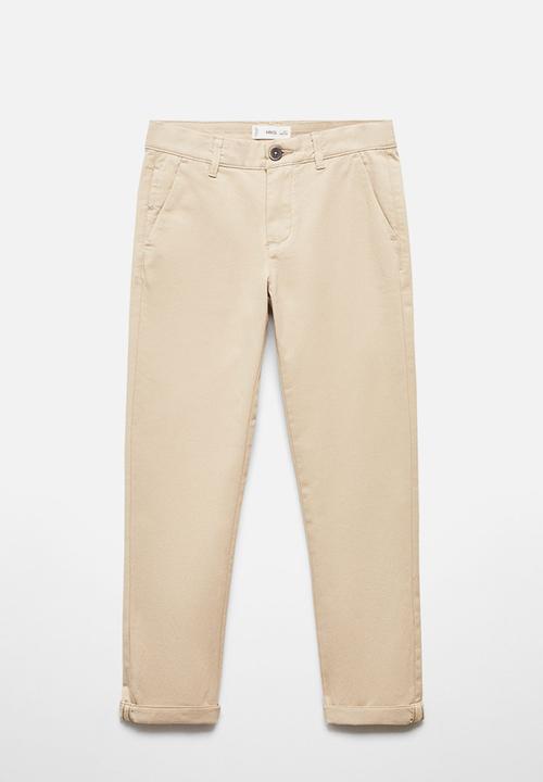 MANGO - Trousers piccolo5 - beige