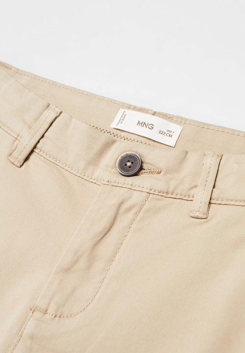 MANGO - Trousers piccolo5 - beige