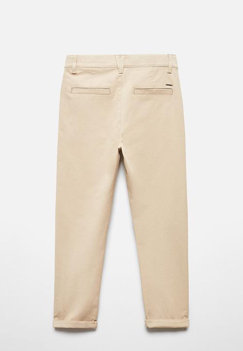 MANGO - Trousers piccolo5 - beige