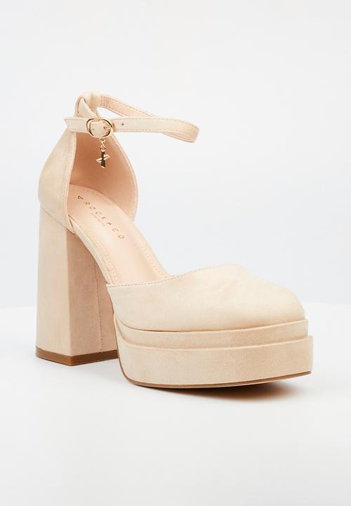 Rock & Co - Shock 1 platform shoe - bone