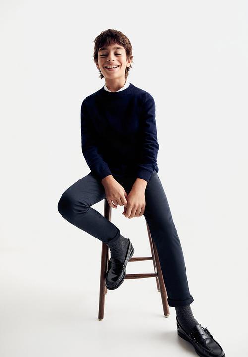 MANGO - Trousers piccolo5 - navy