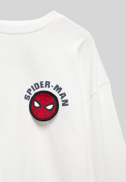 MANGO - T-shirt spidflap - off white