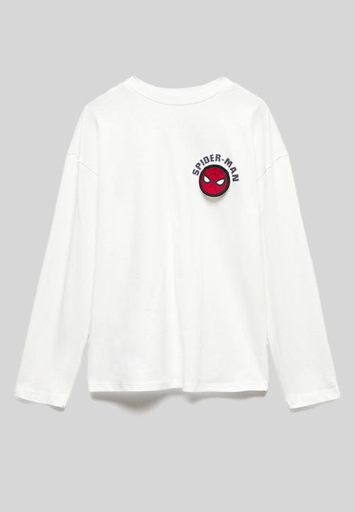 MANGO - T-shirt spidflap - off white