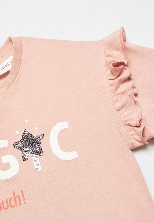MANGO - T-shirt holiday - pink