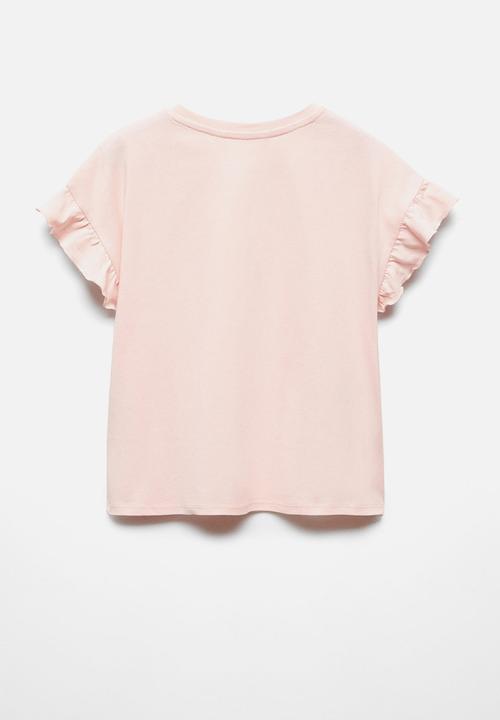 MANGO - T-shirt girl - pink