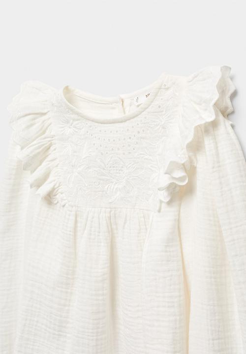 MANGO - Blouse teresa - off white