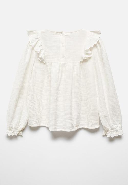 MANGO - Blouse teresa - off white