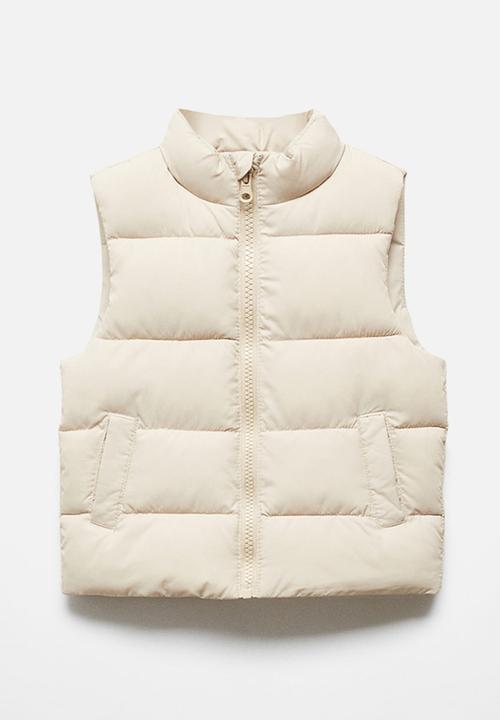 MANGO - Waistcoat canada - vanilla