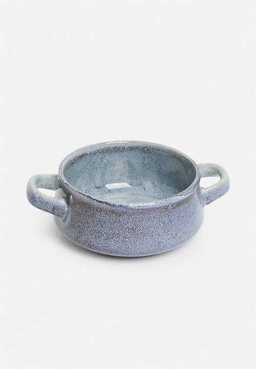 Excellent Houseware - Tummy hug soup bowl set of 2 - blue