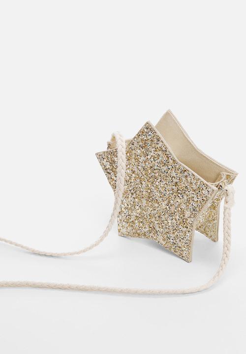 MANGO - Bag estrelli - gold
