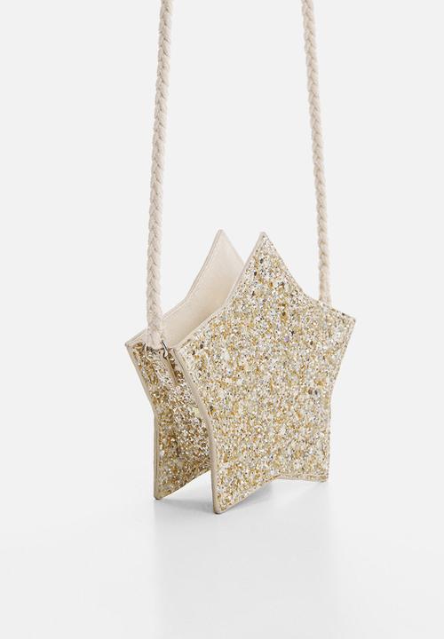 MANGO - Bag estrelli - gold