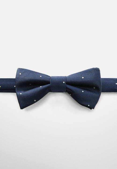 MANGO - Bow tie punti - navy