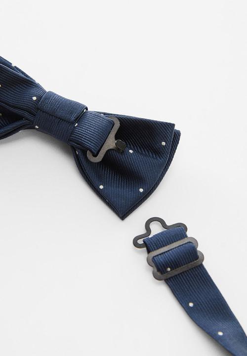 MANGO - Bow tie punti - navy