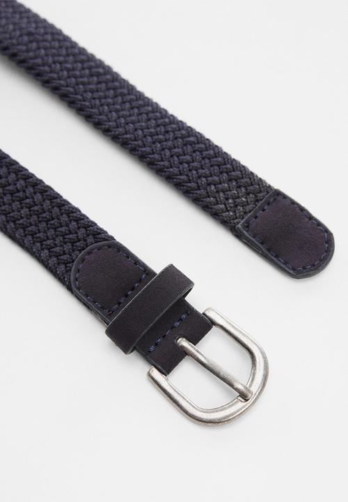 MANGO - Belt henry - navy