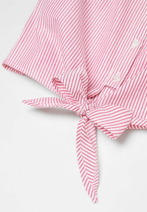 MANGO - Blouse kane - red