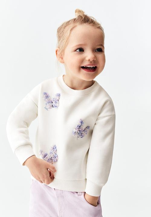 MANGO - Sweatshirt flyb - off white