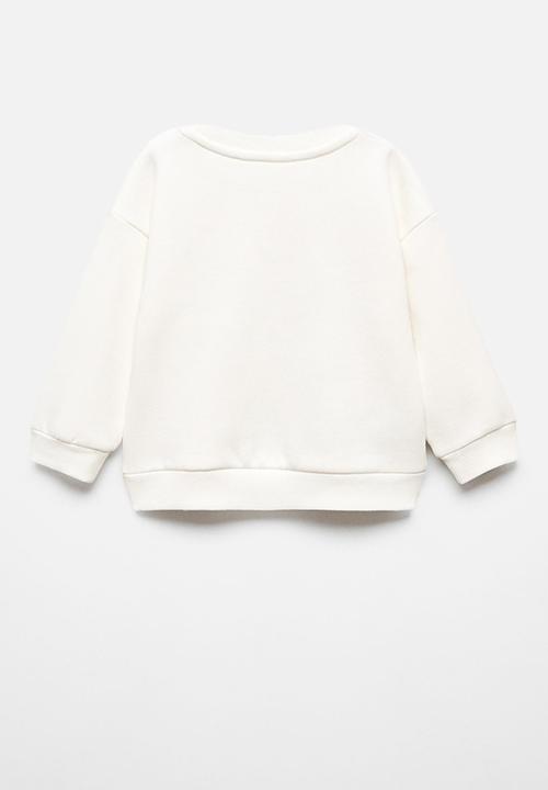 MANGO - Sweatshirt flyb - off white