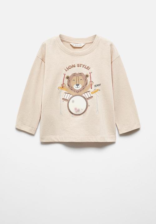 MANGO - T-shirt music - sand