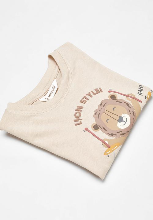 MANGO - T-shirt music - sand