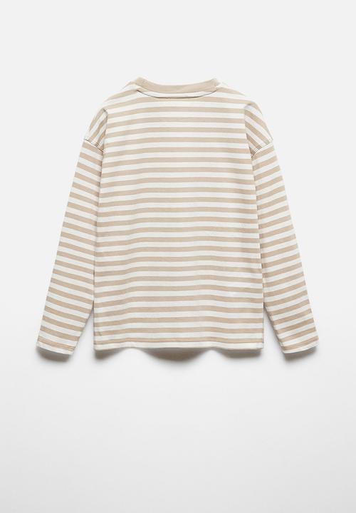MANGO - T-shirt elton - grey stone