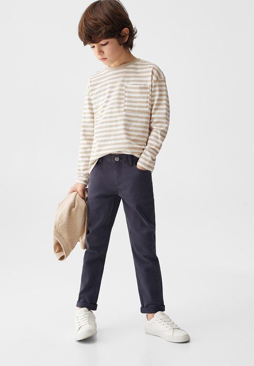 MANGO - T-shirt elton - grey stone