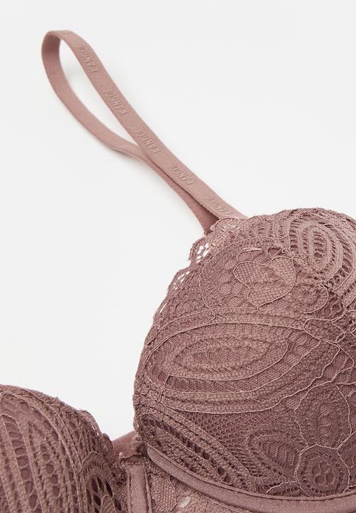 KANGOL - 2 Pack multiway bra in gore - seashell/coffee