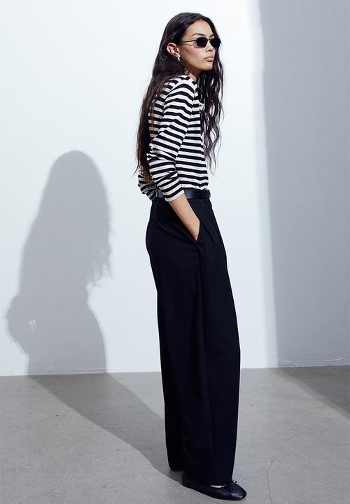 H&M - Fine-knit cardigan - black, multi