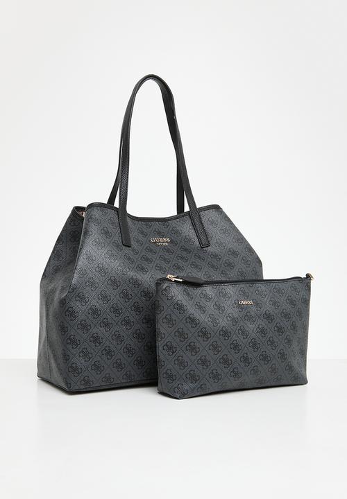 GUESS - Vikky large tote - coal