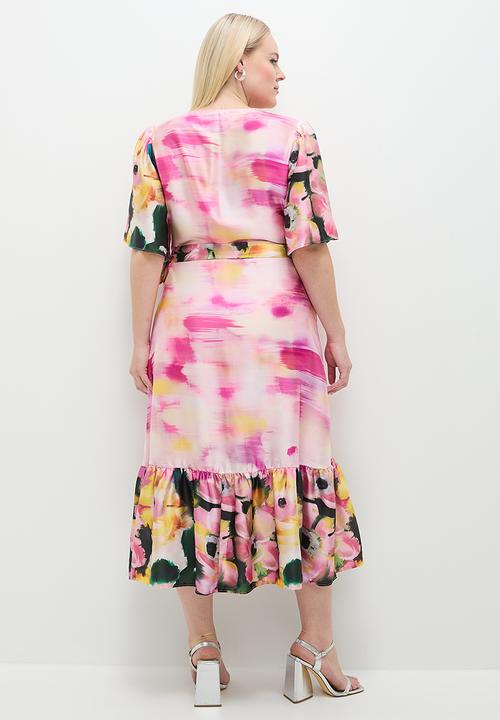 MILLA - Maxi wrap dress - big bloom