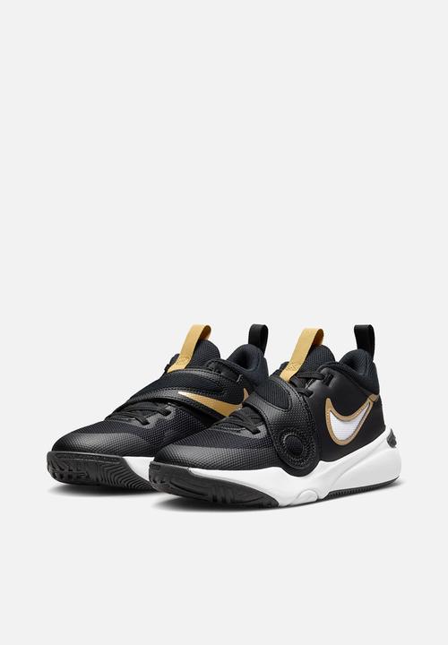 Nike - Nike Team Hustle D 11 - Black/Metallic Gold-White