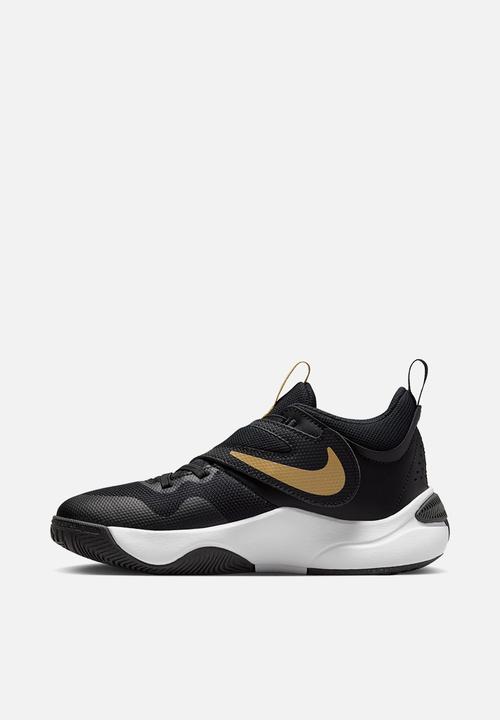 Nike - Nike Team Hustle D 11 - Black/Metallic Gold-White