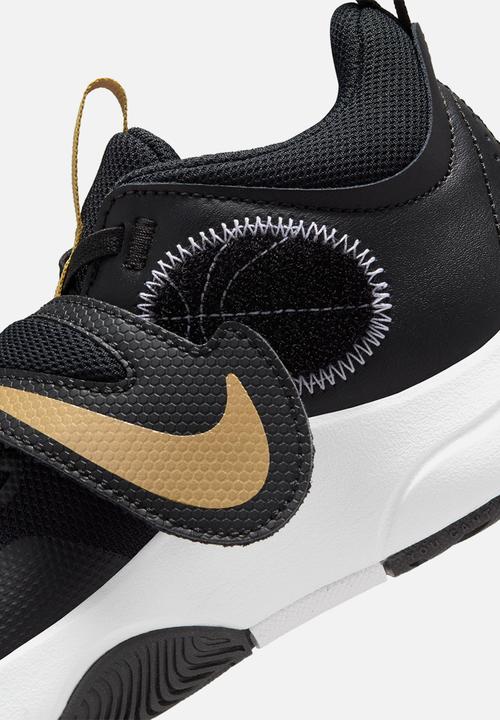 Nike - Nike Team Hustle D 11 - Black/Metallic Gold-White