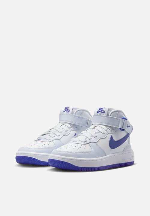 Nike - Nike Air Force 1 Mid Easyon - Football Grey/Persian Violet-White