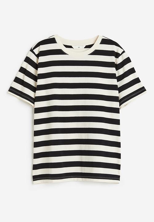 H&M - Cotton t-shirt - white, multi, black