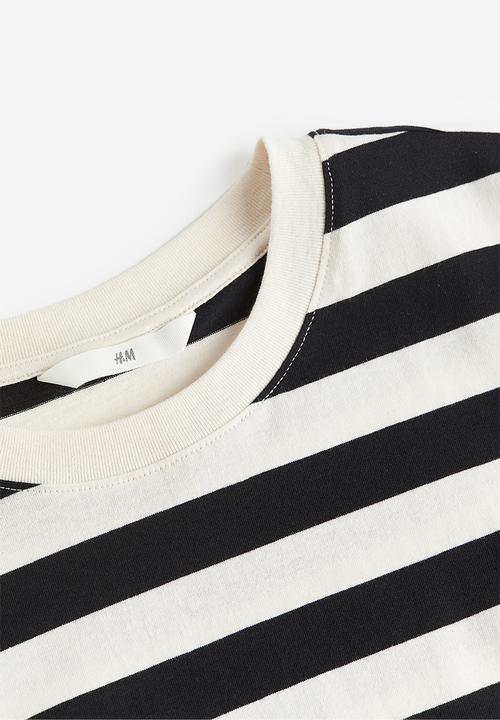 H&M - Cotton t-shirt - white, multi, black