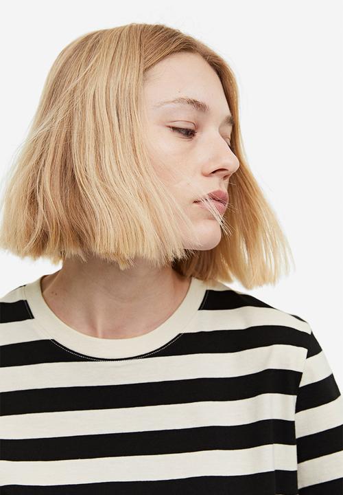H&M - Cotton t-shirt - white, multi, black