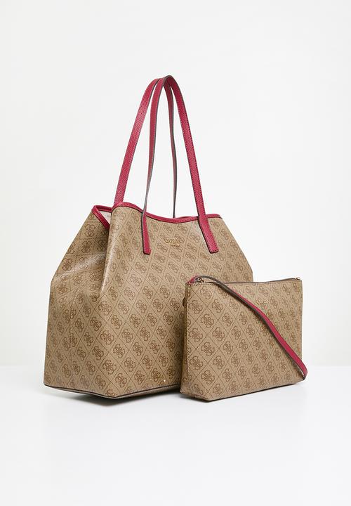 GUESS - Vikky large tote - brown